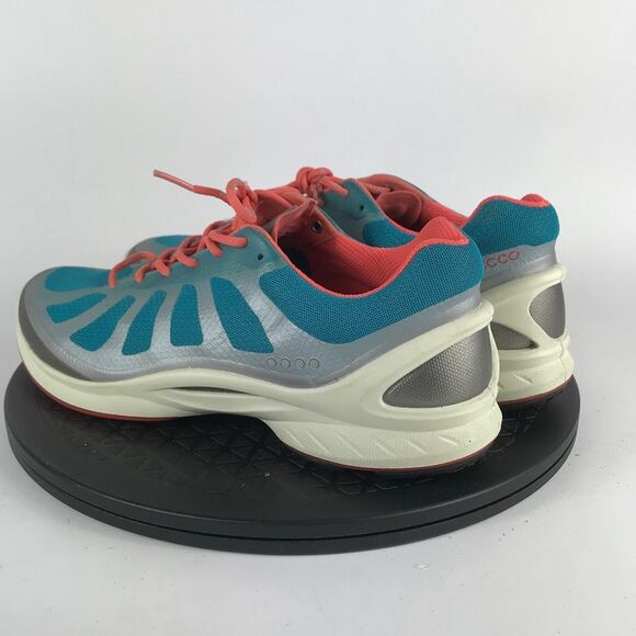 Ecco Biom Performance Comfort Athletic Shoes Blue/Orange EU 41 Men’s Size 7.5 - Picture 7 of 12